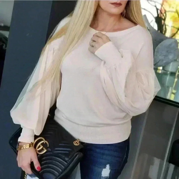 IT'S CALLED CHIC balloon sleeved Blouse - … - Picture 3 of 12